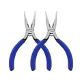 Mini Needle Nose Pliers 5"-2 Pack KAIHAOWIN Small Long Nose Pliers with Wire Cutters, Spring Loaded Thin Needle Nose Pliers, Precision Pliers Set for Crafts/Jewelry Making/Tiny Project - size: 2 Pack