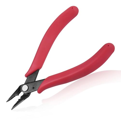 Jewelry Long Nose Pliers Jewelrys Positioning Pliers for Jewelrys Making Supplies Carbon Steel Cutting Plier for Crimp Beads Crimping Plier DIY Handmade Tool and Wire Winding