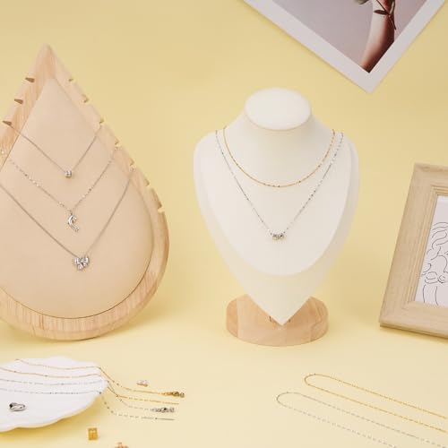 Crisjanggo 10 Pack Stainless Steel Dainty Lip Chain Adjustable Charm Necklace Bulk with Rubber Stopper for Jewelry Making - color: Silver Lip