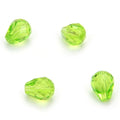 24pcs Adabele Austrian 8mm Faceted Teardrop Loose Crystal Beads Light Olivine Green Compatible with 5500 Swarovski Crystals Preciosa SST-817 - color: Light Olivine Green, size: 8mm x 6mm - 24pcs