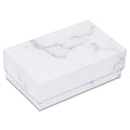 TheDisplayGuys - 25-Pack #21 Cotton Filled Cardboard Paper Jewelry Boxes Gift Case - Marble White (2.6" x 1.6" x 1.0") - for Shipping or Storage - size: 1 Count (Pack of 25), style: 2.6" x 1.6" x 1.0" (#21)