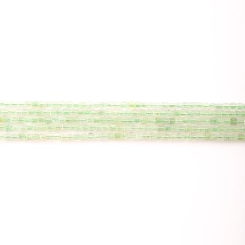 Faceted Natural Green Peridot Quarz 2-3mm Cube Square Loose Beads Gemstone Small Loose Beads Healing Crystal Energy Stone for DIY Jewelry Making 15" - color: Green Peridot Quarz