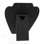 12 PCS Black Velvet Necklace Display,Jewelry Display for Selling and Shows | Foldable Necklace Easel Stand, Soft Velvet, Easy to Assemble