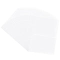 Clear Double-Sided Refill Inner Pages for Transparent Jewelry Storage Book 6 Ring Binder, 20 Sheets 160 Pockets - color: 20 Sheets for Small Bags