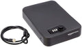 Amazon Basics Portable Security Case Lock Box Safe with Combination Lock for Valuables, Documents, College Dorm Room, XL, Black - size: XL