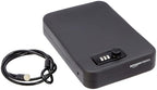 Amazon Basics Portable Security Case Lock Box Safe with Combination Lock for Valuables, Documents, College Dorm Room, XL, Black - size: XL