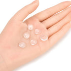 Adabele 50pcs Transparent Glass Dome Cabochons 12mm Non-calibrated Clear Round Cab Tiles for Photo Cameo Resin Bezel Pendant Craft Jewelry Making CF68-12 - size: 12mm (0.47 inch)