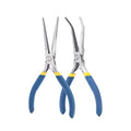 VISEMAN 6" Mini Needle Nose Pliers with Comfort Grip Handles, 2PCS Long Nose Pliers Set for Handmade Craft - style: Straight + 45-Degree Bent