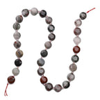 BEADIA Natural Faceted Bloodstone Rondelle Disk Stone Beads 10x5mm 37cm for DIY Chain Jewelry Making - color: Bloodstone