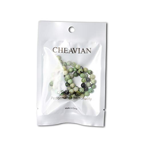 60PCS 6mm Natural Australian Jade Gemstone Round Loose Beads for Jewelry Making DIY Handmade Materials 1 Strand 15" - color: Australian jade, size: 6mm
