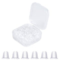 Earring Backs, Earring Backs Replacements for Droopy Ears, Rubber for Sutds/Heavy Earrings, Rubber for Fish Hook Earrings Diameter 4mm (300 Pieces) - color: 300 backs