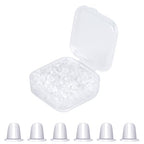 Earring Backs, Earring Backs Replacements for Droopy Ears, Rubber for Sutds/Heavy Earrings, Rubber for Fish Hook Earrings Diameter 4mm (300 Pieces) - color: 300 backs