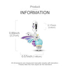 LAZA Charms for Bracelets 925 Sterling Silver Butterfly Summer Travel Ocean Lucky Charm Beads Pendant Jewelry for Women Mom - color: Bulb Bees
