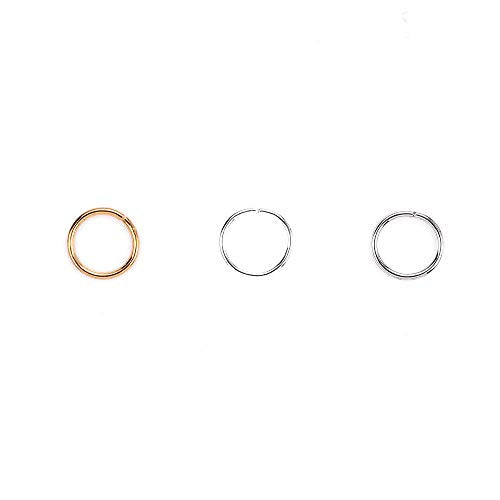 BEADIA Open Jump Rings Gold 0.9x10mm 200pcs for DIY Jewelry Making Supplies - color: Gold, size: 0.9*10mm