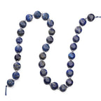 BEADIA Natural Faceted Lapis Lazuli Rondelle Disk Stone Beads 10x5mm 37cm for DIY Chain Jewelry Making - color: Lapis Lazuli
