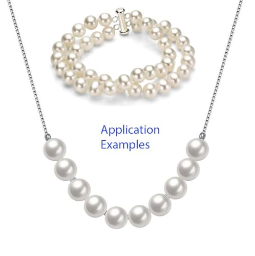 95pcs Adabele AAA Grade 4mm Small Natural Shell Pearl Loose Round Beads Freshwater Mother of Pearl Nacre 15 inch (Golden Yellow) for DIY Craft Jewelry Making SP4-8 - color: Golden Yellow, size: 4mm (0.16 inch)