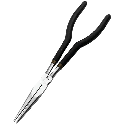 Performance Tool W1044 11-Inch Long Reach Long Nose Pliers Black - style: 11" Straight Long Handle Pliers