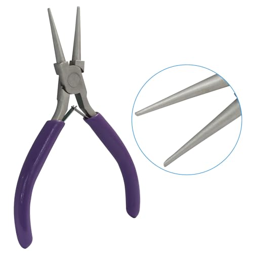 3 Pcs Jewelry Pliers Kit - Includes Needle Nose, Round Nose, and Wire Cutters for Jewelry Making, Repair, and DIY Crafts