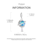 LAZA Charms for Bracelets 925 Sterling Silver Butterfly Summer Travel Ocean Lucky Charm Beads Pendant Jewelry for Women Mom - color: Zircon Star Moon