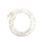 6mm Natural White Crystal Stone Beads Heart Shape Cute Fine Gems Spacer Beads Fit Jewelry Making DIY Exquisite Necklace Bracelet Accessory - color: White Crystal