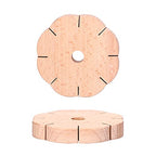 Fydun Wood Plaited Disc Bracelet Maker, Kit Easily Use Petal Shaped Making Maker, Hair Beader Tool Beading Tools for Home Handicrafts Kumihimo Disk Wooden 8 Slots Rond Cord Bracelets
