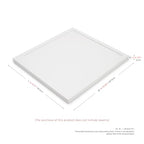 PU Leather Jewelry Stand Showcase Display Holder Jewellry Storage USP-TT16615 (White) - size: 14.37" x 15.55" x 0.78"