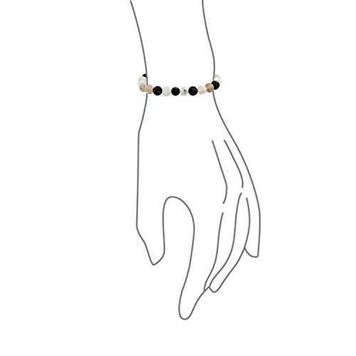 Bling Jewelry Natural Multi Color Semi Precious Gemstone Round Bead 8MM Strand Stackable Stretch Bracelet For Women Men Teen Unisex - color: Gray Quartz