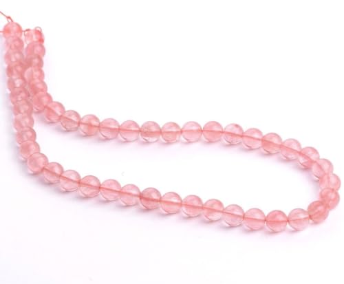 90pcs Synthetic Red Cherry Quartz Healing Gemstone 4mm (0.16 inch) Small Round Beads Gem Stone Spacer for Craft Jewelry Making GF26-4 - color: Lab Created Cherry Quartz, size: 4mm (90pcs/1 Strand)