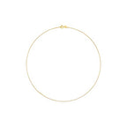 Amazon Essentials Sterling Yellow Gold or Silver Thin 0.8mm Box Chain Necklace - color: Yellow Gold, size: 16"