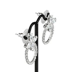 MOOCA Enhance Your Jewelry Presentation with the 4 Pcs Set Acrylic Earring Display Stand - Perfect Showcase for Earrings, Countertop T Stand, and Stylish Jewelry Display, Black Color - color: Black