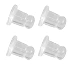 290pcs Silicon Earring Backs for Studs, Full Cover Earring Backs, 6 Styles Clear Hypoallergenic Rubber Earrings Safety Back Stopper Replacement Kit (Mixed Styles) - color: 6 Mixed Styles