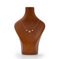Solid Wood Jewelry Bust Necklace Display Showcase Jewelry Necklace Stand Display Holder(H11.73) - color: H3