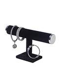 Bracelet Holder Stand,Bracelet Organizer Display for Selling,Bangle Organizer for Women,Watch Storage Holder for Men,Jewelry Business Supplies (Black + metal lid) - style: Style 1 （Black 1 Tier ）
