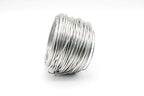 Stainless Steel Solid Wire, 1 Pound Hobby Wire,Multi-Purpose Steel Wire Ideal for Crafts,DIY Projects,Fastening,Fixing Up Fences (12Gauge)