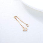 14K Gold Chain Extender for Women, Yellow Gold/White Gold/Rose Gold Adjustable Gold Necklace Anklet EXtension Chain, Available in 2/3/4 Inch - color: Rose Gold, size: 2 Inch