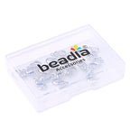 BEADIA Platinum Plated Lobster Clasps Non Tarnish 12mm 20pcs for Jewelry Making Findings - color: Lobster Clasps Platinum, size: 12mm