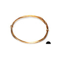 24 Gauge, 14/20 Yellow Gold Filled Wire (Half Round) Half Hard 14K Gold Filled Made in USA - 1FT by CRAFT WIRE - size: 24 Gauge, style: 1 Foot