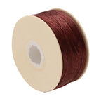 The Beadsmith Nymo Thread – 10-Pack Burgundy Color – Size D, .30mm Diameter, 64 Yard/58.5 Meter Spool – Made of Nylon – Bead Embroidery & Weaving, Off Loom & Loom Work and DIY Craft Projects - size: Size D, 64 Yards, style: Burgundy