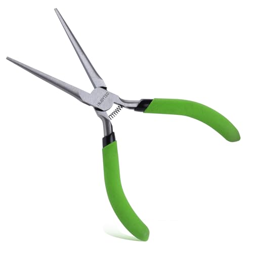 5 Inch Mini Needle Nose Pliers Long Needle Nose Pliers With Spring Wire Looping Bending For Electrician Repair Jewellery Making Handicraft Diy Computer Repair Model Making - style: Needle Nose Pliers