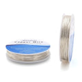 Adabele 82 Feet Premium Tarnish Resistant Round Jewelry Wire Copper Beading Wire Spool Bulk (0.7mm/21 Gauge) Sterling Silver Plated for DIY Craft Jewelry Making BF285-7 - color: Silver, size: 0.7mm (21 Gauge) wire - 1 Roll