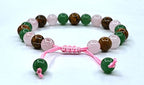 Amazing Gemstone Bracelet for New Mom Manifestation - Green Aventurine Mariyam Jasper Rose Quartz Bracelet Set for Men Women Healing Calming Anxiety Stress Relief Gifts Pulseras Para Hombres Mujer - color: New Moms