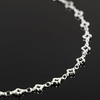 YOUBEIYEE 4 Yard Silver Plated Brass Chain for Jewelry Making Hollow Four Leaf Clover Necklace Bracelet for Women Jewelry Making Chains Bulk - color: Four Leaves Clover