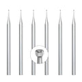 6 Pcs 1mm Round Cup Burr - 3/32'' Shank Wire Rounder Bits Jewelry Burs for Lapidary Making - color: 6 Pcs 1mm Round Cup Burs