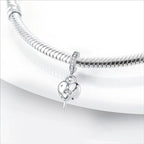 Charm for Bracelets and Necklaces, Heart Animals 925 Sterling Silver Bead Celestial Sun Moon Star Charms Jewelry Gift for Women Girls - color: Key Padlock Heart Dangle Charm