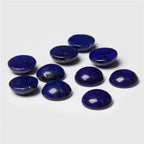 20pcs 4mm Natural Stone No Hole Lapis Lazuli Semicircle Smooth Cabochons Beads Healing Chakra Crystal Stone Bead for Jewelry Making Rings Earrings Necklace Bracelet DIY Crafts - color: Lapis Lazuli, size: 4mm