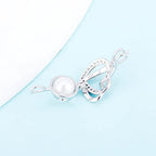 925 Sterling Silver Engraved I Love You for Always and Forever Heart Cage Pendants Crafting Charm for DIY Necklace Bracelet Jewelry Making