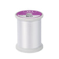 YLI Threads Silk Thread – 100 wt Fine Japanese Silk for Appliqué, EPP, and Quilting - White - color: White