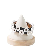 Single Bracelet Holder,Jewelry Displays for Selling Photograph,Bamboo Base Bangle Stand (Beige) - color: Beige