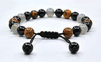 Amazing Gemstone Mood Bracelets for Kids Women Men Manifestation - Labradorite Mariyam Jasper Black Tourmaline Bracelet Set for Men Women Healing Calming Anxiety Stress Relief Gifts (Adjustable) - color: Mood Lifting