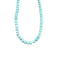6mm Natural Turquoise Stone Beads Heart Shape Cute Fine Gems Spacer Beads Fit Jewelry Making DIY Exquisite Necklace Bracelet Accessory - color: Turquoise